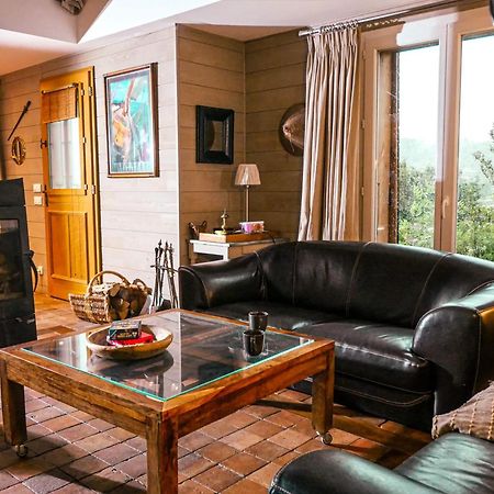 Chalet Chaleureux A Marigny-L'Eglise Avec Vue Sur Lac Et Montagne Екстериор снимка